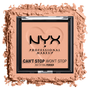 NYX Professional Makeup Can't Stop Won't Stop Poudre Peach