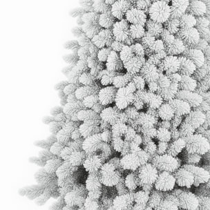Shinny - Albero di Natale Innevato in PE, PVC e PP Ø116x210H cm, 1339 Punte