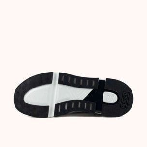 Sneakers de diseño contemporáneo y estilo urbano Blanco y Gris MUNICH CLICK 106