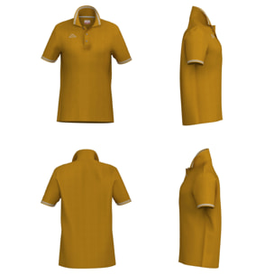 Polo Shirts Kappa Uomo Logo Maltax 5 Mss Giallo