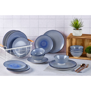 Service Les essentiels - 18 pièces - Dark blue