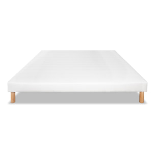 Sommier Tapissier Capucine 1 place | Blanc | Epaisseur 13 cm
