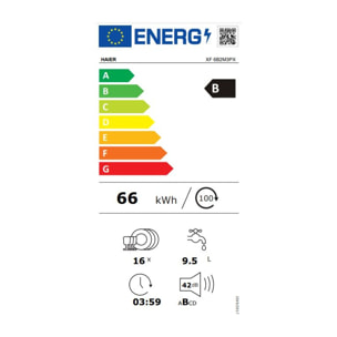 Lave vaisselle 60 cm HAIER XF 6B2M3PX