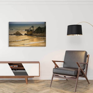 Tableau paysage ocean biarritz et la villa belza  Tableau plexiglas