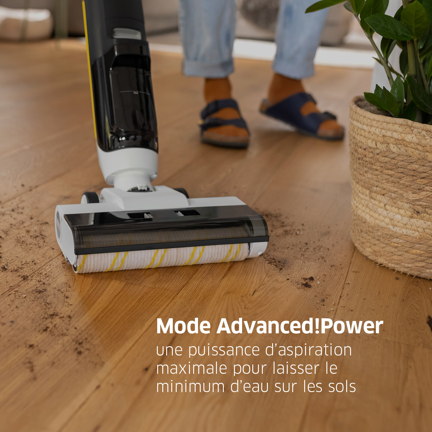 Aspirateur balai laveur sans fil Karcher FCV3 - eau et poussière - nettoyeur de sols sans fil - tous types de sols
