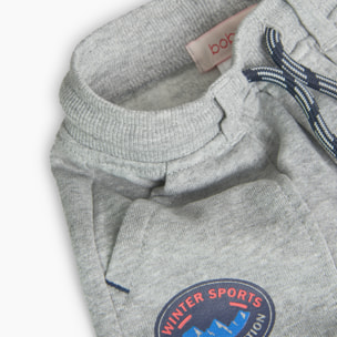 Pantalón felpa bebé niño