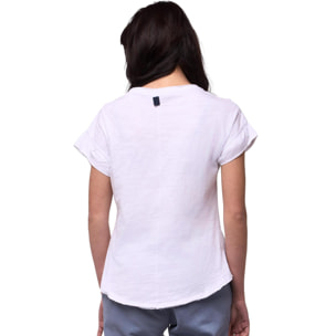 T-shirt Leone 1947 Apparel con rouches tie-dye. Look fresco vivace.