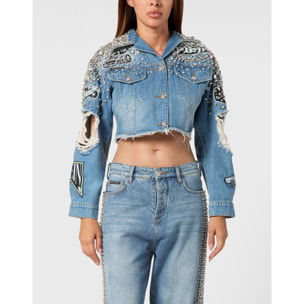 PHILIPP PLEIN Denim Jacket RACING