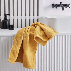 Serviette de bain uni ESSENTIAL jaune