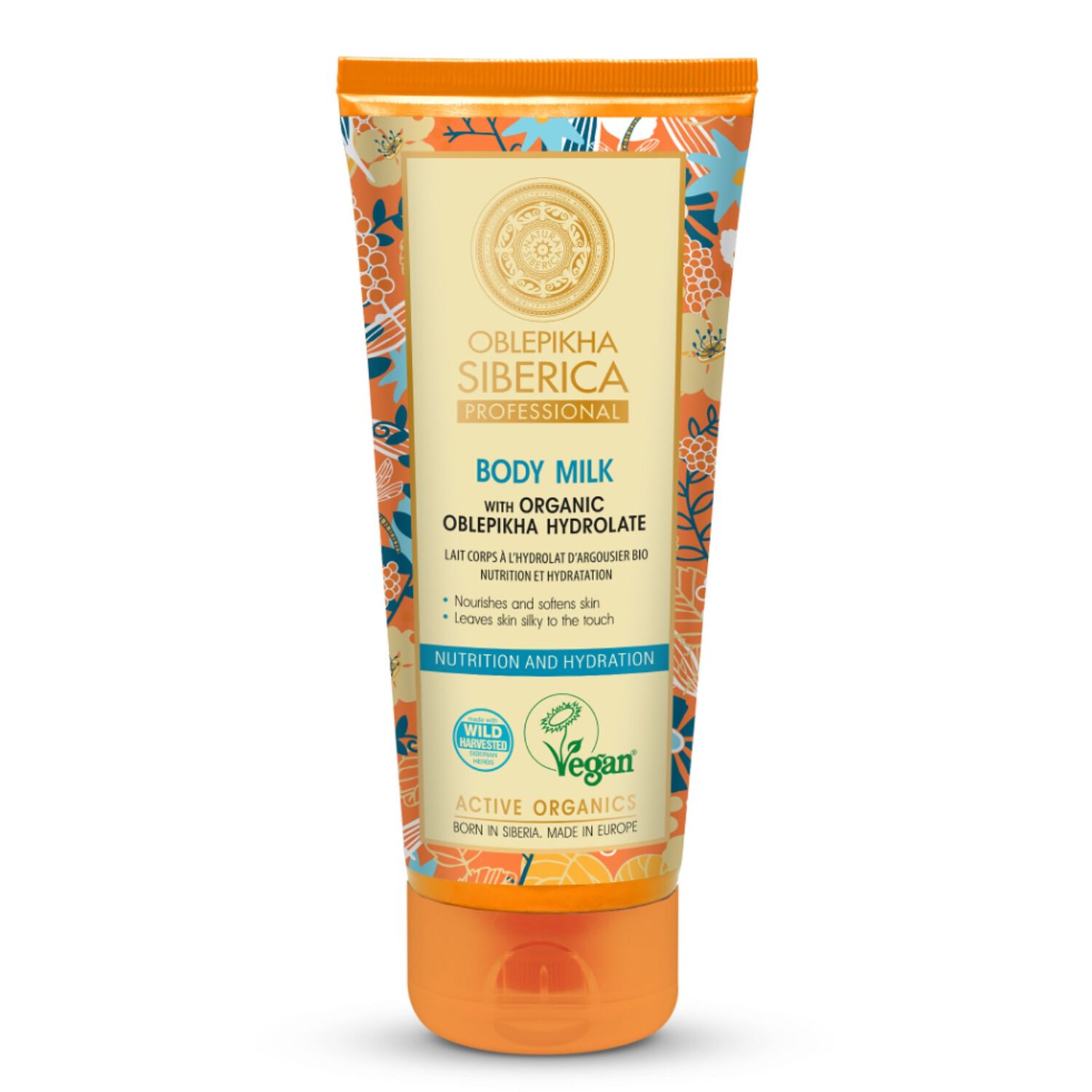 OBLEPIKHA - Lait pour le corps à l'Argousier Nutrition & Hydratation 200 ml