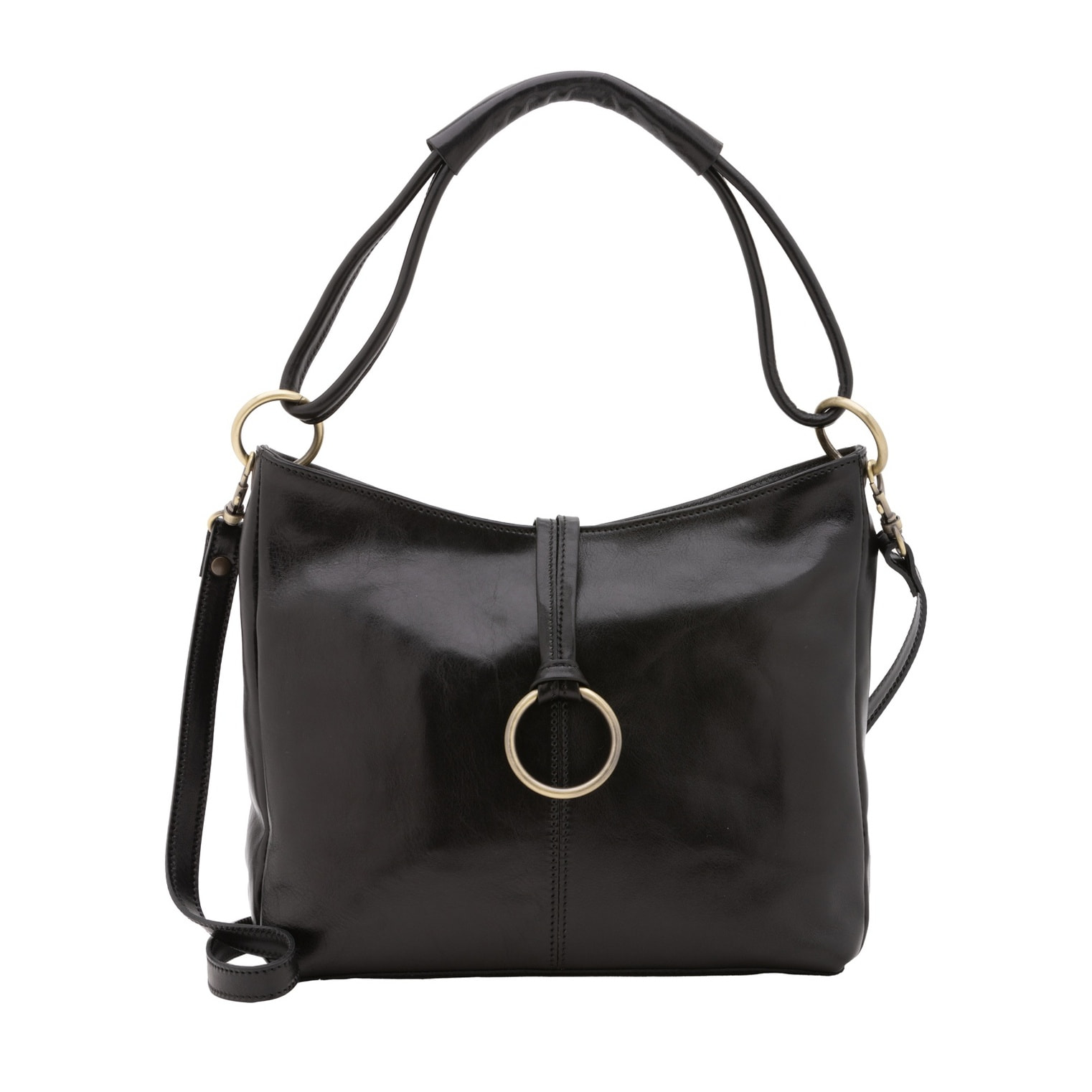 Borsa a spalla da donna - Modello False - 100% pelle - 29.0 x 32.0 x 11.0 cm