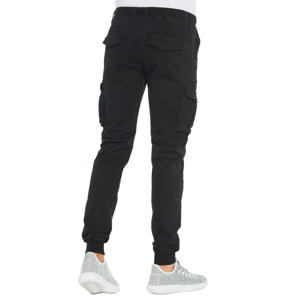 Pantalone cargo Hot Buttered Arborek Nero