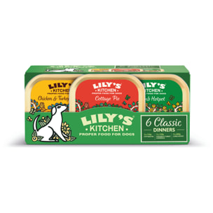 LILY'S KITCHEN Chien Recettes classiques 6x150g