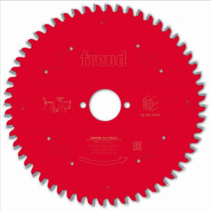 Lame pour scie circulaire portative FREUD - Ø190 2,5/1,6 AL30 Z56 TP -5° - F03FS09815