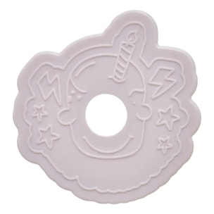 8 tampons à pbiscuits Anniversaire blanc