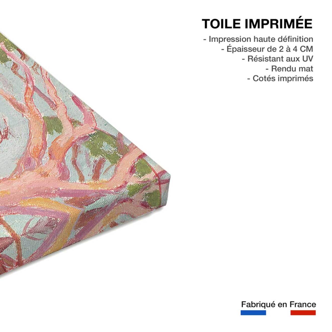 Tableau célèbre la chapelle de cannes de maurice denis  Toile imprimée