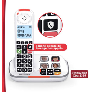 Téléphone sans fil SWISSVOICE XTRA 2355 Voice