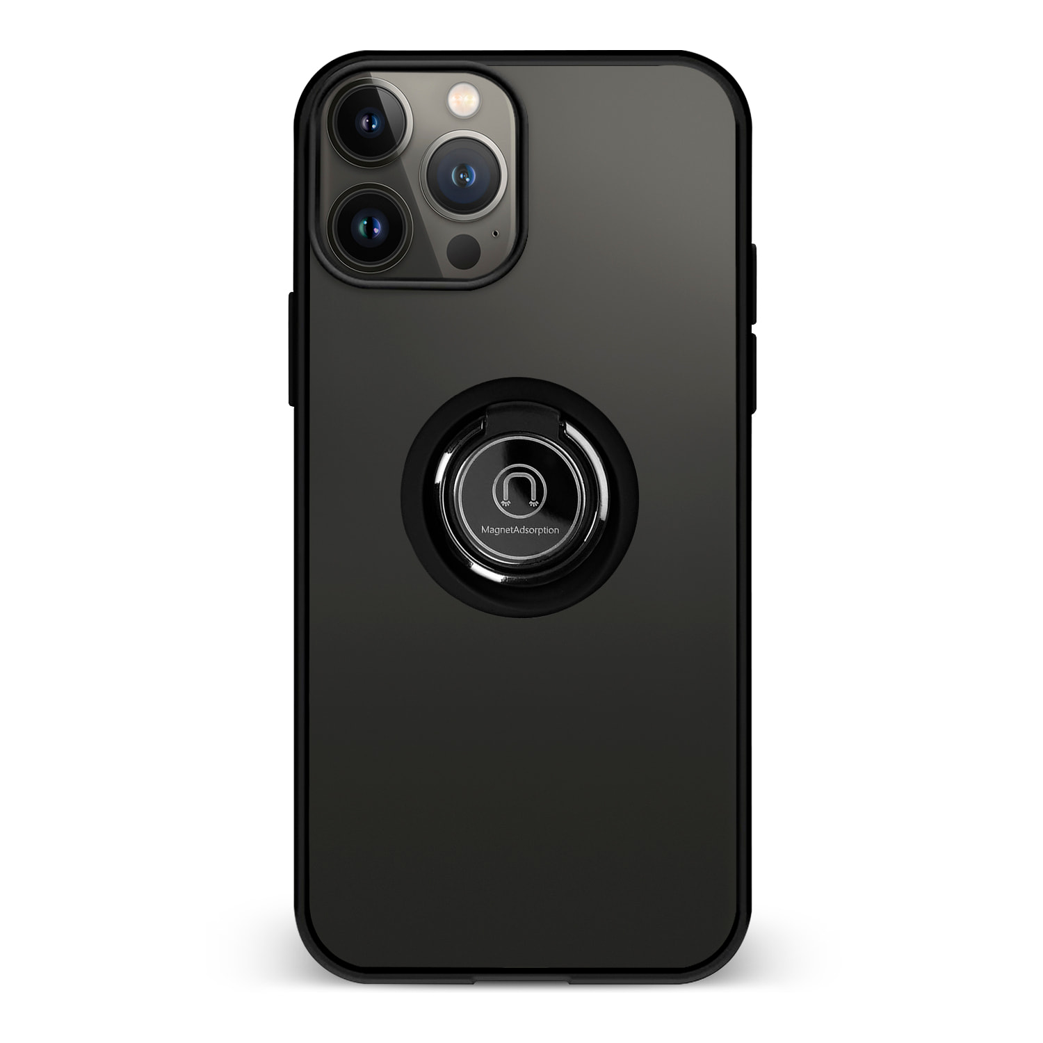 Custodia ibrida anti-shock Clampstand per 13 Pro Max. Anello di bloccaggio pieghevole + modalità stand.