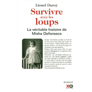 Duroy, Lionel | Survivre avec les loups la véritable histoire de Misha Defonseca | Livre d'occasion
