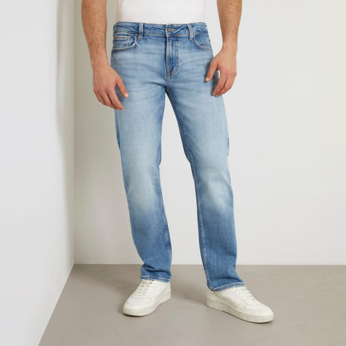 Jeans Angels - coupe slim - coton - bleu denim