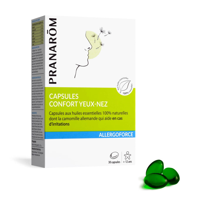 Pranarom - Capsules confort yeux-nez - 30 capsules