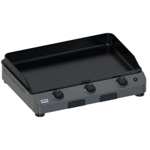 Plancha gaz ENO FUSION 75 Gris cargo 3 brûleurs à poser, 74x40 cm