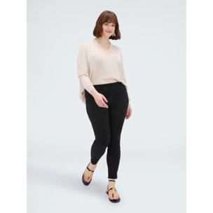 Fiorella Rubino - Pantalones Jeggings con cintura elástica - Negro