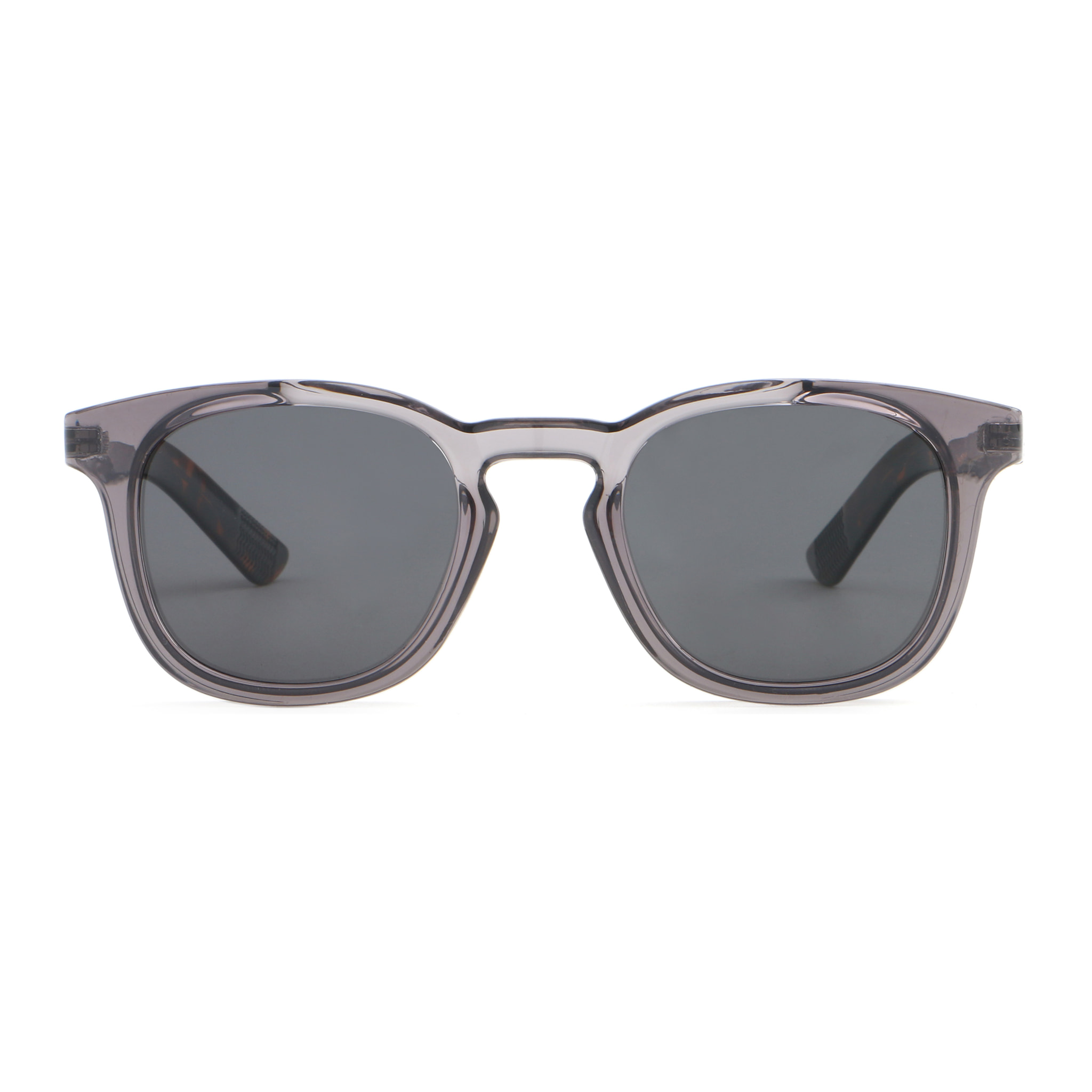 Gafas de sol OCEAN CASSIS - Azul oscuro / Gris transparente con patillas en carey y lente ahumada