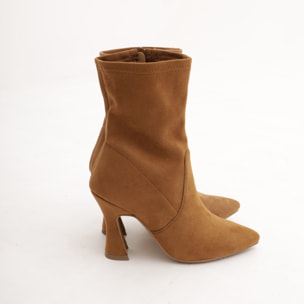 TRONCHETTO ELASTICIZZATO CUOIO