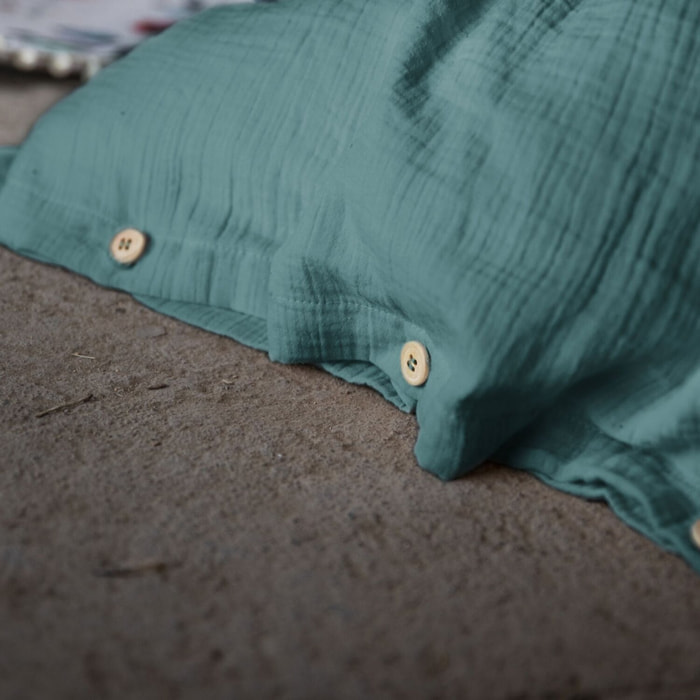 Housse de couette 100% gaze de coton canard