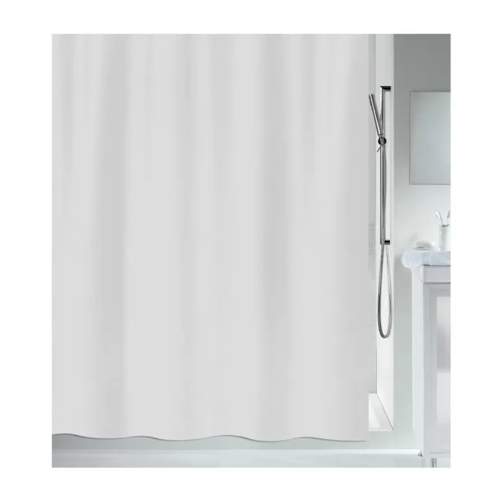 Rideau de douche Polyester ALTRO 180x200cm Blanc Spirella