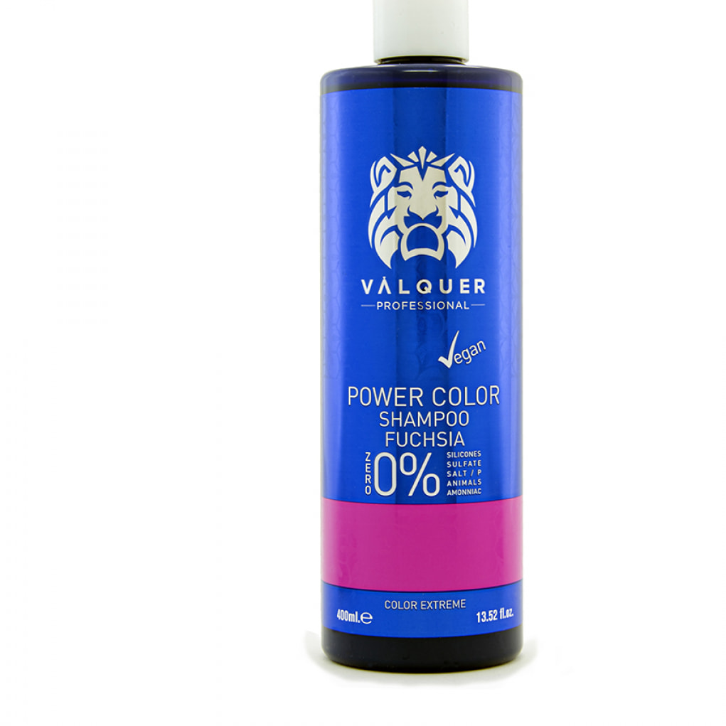 Valquer Champú power color Fucsia - 400 ml