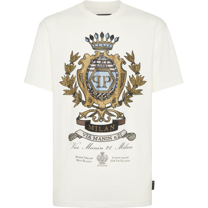 PHILIPP PLEIN T-Shirt Round Neck Ss CREST