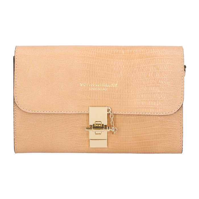 Borsa a tracolla  da donna In Vera pelle Made in Italy 23x13x5 cm