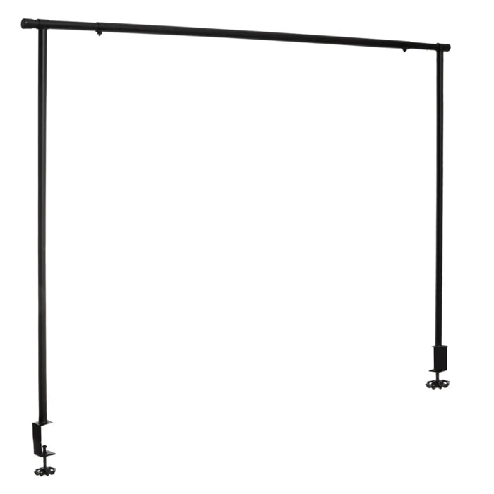 Barre décorative de table noir L200cm