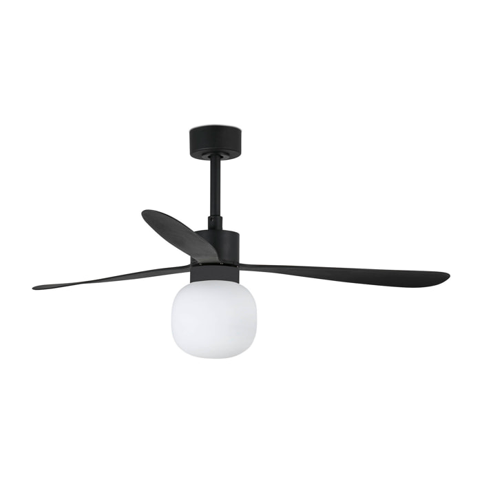 AMELIA L BALL LED ventilatore da soffitto nero