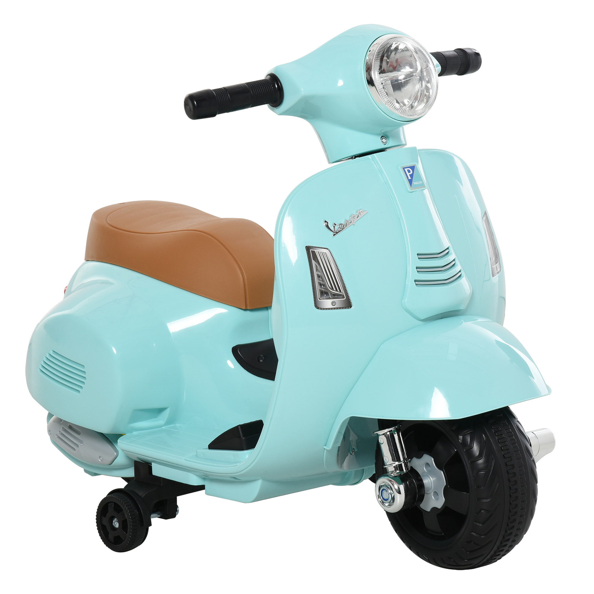 Moto Eléctrica Vespa para Niños de +18 Meses Verde