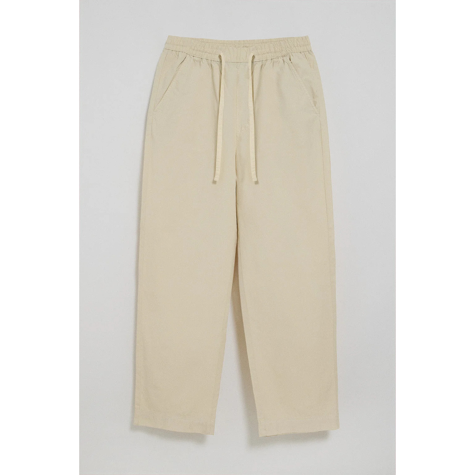 Pantaloni Sunset con elastico in vita in beige