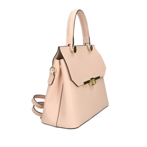 Borsa a mano da donna Made in Italy - Modello Lunaria - 100% pelle - 27.0 x 23.0 x 12.0 cm