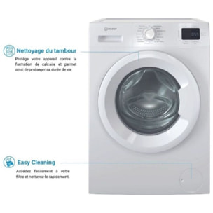 Lave linge hublot INDESIT IM864MYTIMEFR
