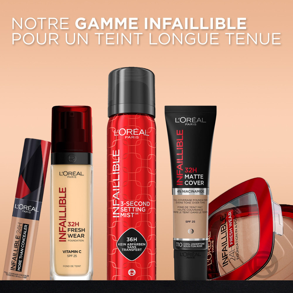 L'Oréal Paris Infaillible Fond de Teint 32H teinte 10 30ml