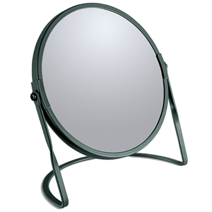 Miroir grossissant sur pied Acier AKIRA Vert Foncé Spirella