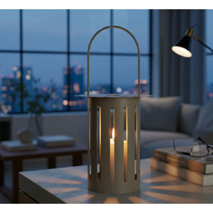 LANTERNA SATURNO TORTORA CM Ø 24X43