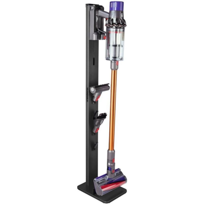 Support de rangement XAVAX Mural fixation universelle aspirateur balai noir