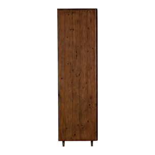 Armoire penderie en bois recyclé brun QUEENSTOWN