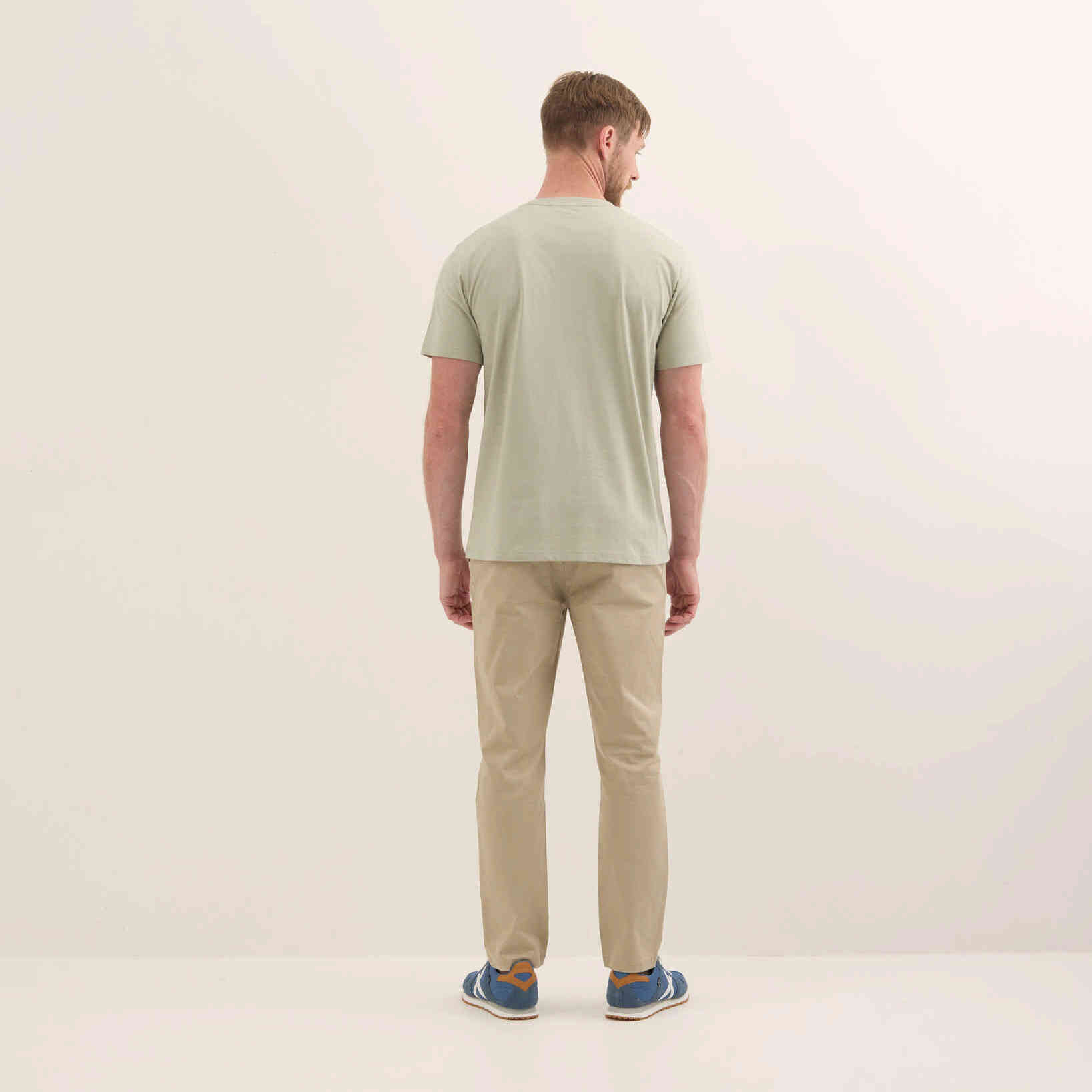 Camiseta Básica Algodón Orgánico Khaki ESSENTIALS T-SHIRT KHAKI
