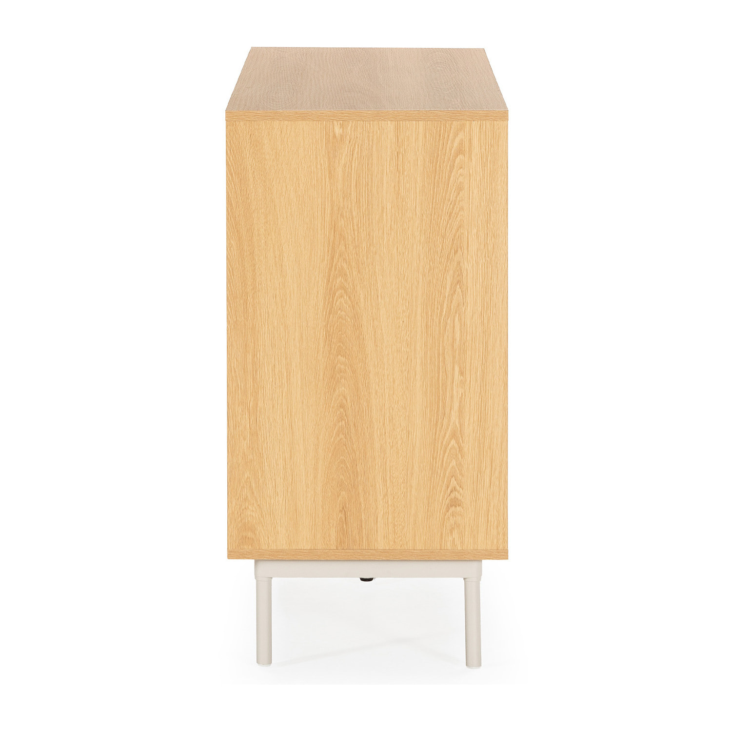 Aparador Cuzco 3 puertas color Roble/Gris