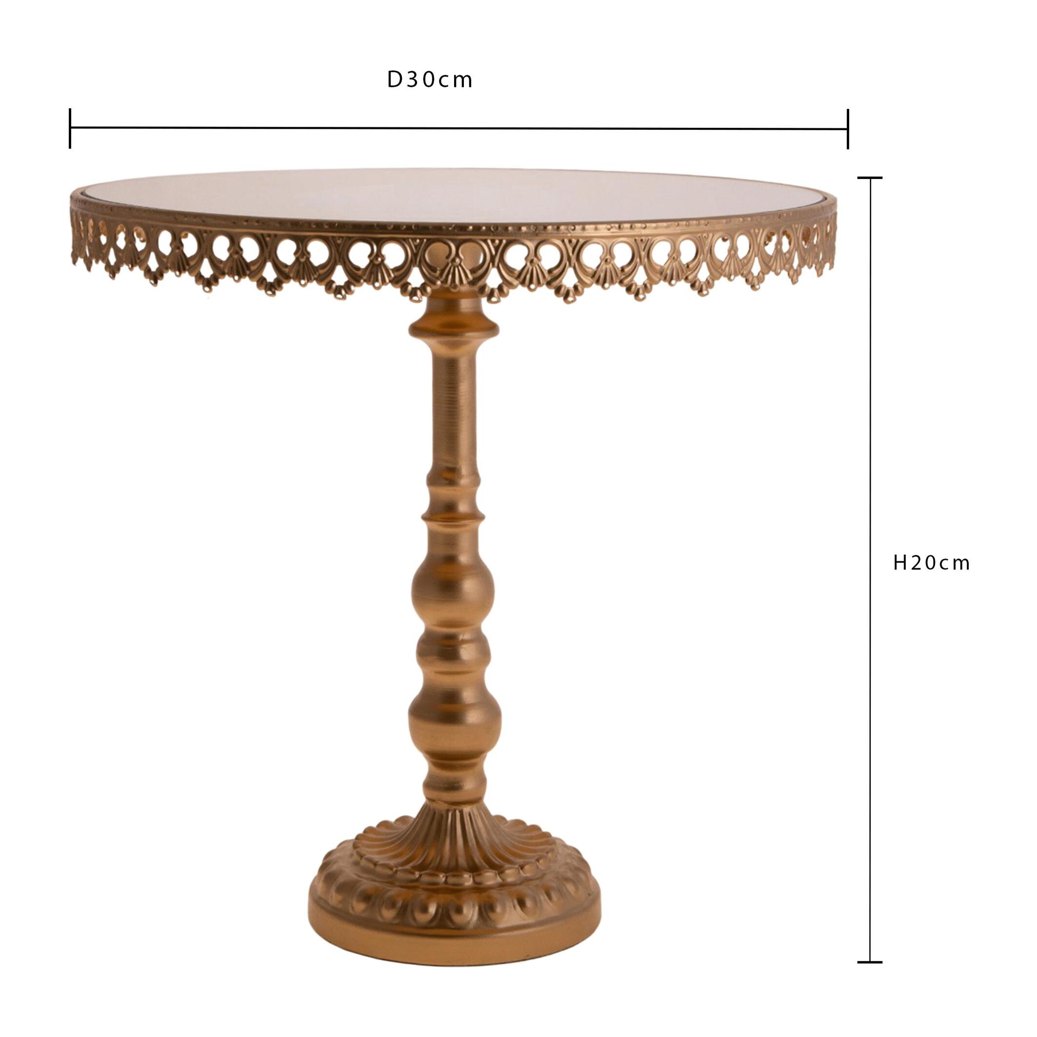 Alzata con specchio e dec. - Pezzi 1 - ORO - Bianchi Dino SpA