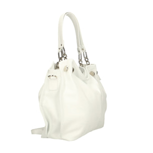 Chicca Borse Borsa a Spalla Bianco