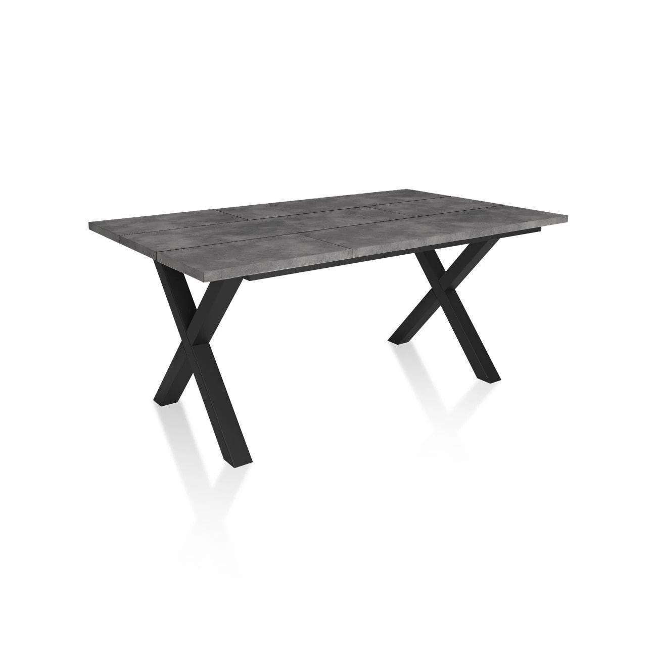 Mesa de comedor Oana 170 Cemento Negro